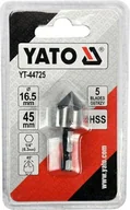 Wiertła - YATO POGŁĘBIACZ DO METALU 16,5mm HEX - miniaturka - grafika 1