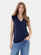 Bluzki damskie - Guess Bluzka W5YP52 KCYW2 Granatowy Regular Fit - miniaturka - grafika 1