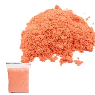 Piasek kinetyczny kinetic sand dla dzieci 1kg magiczna piaskolina pomarańcz - Masy plastyczne - miniaturka - grafika 1