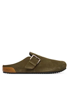 Pepe Jeans Klapki Corby Clog M PMS90123 Khaki - Klapki i japonki męskie - miniaturka - grafika 1
