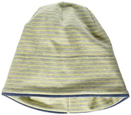 Czapki damskie - maximo Dziewczęca czapka GOTS, Wielokolorowy (szary melanż/jasnożółty 2813), 51 cm - miniaturka - grafika 1