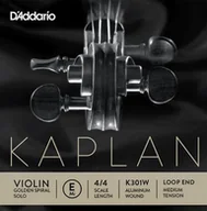 Struny gitarowe  - D'Addario k301 W kaplana skrzypce pojedyncze "E" aluminium umsponnener jelito rdzeń strun 4/4 Medium K301W - miniaturka - grafika 1