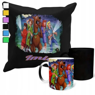 ZESTAW KUBEK MAGICZNY + POSZEWKA Z PODUSZKĄ-PREZENT SCOOBY DOO PIES + IMIĘ - Gadżety dla niej i dla niego - miniaturka - grafika 1