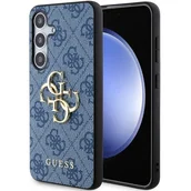 Etui i futerały do telefonów - Guess GUHCS24M4GMGBL S24+ S926 niebieski/blue hardcase 4G Big Metal Logo - miniaturka - grafika 1