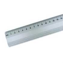 Leniar LINIJKA ALUMINIOWA BIUROWA 50CM - Linijki, ekierki - miniaturka - grafika 1
