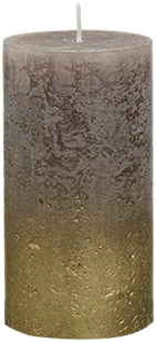 Świeca Rustic 130/68 Metal Fading (Szaro-złota) - oficjalny sklep internetowy YORK - Świece - miniaturka - grafika 1