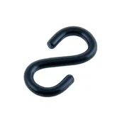 Haki, szakle i karabinki - Hak otwarty S 4.5x100 mm czarny Suki - miniaturka - grafika 1