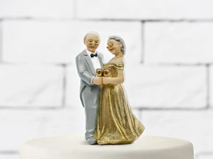 Figurka Złote Gody.12cm 1szt PF50 - Wesele i ślub - miniaturka - grafika 2