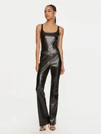 Kombinezony - Patrizia Pepe Kombinezon 8T0041 E005 Czarny Slim Fit - miniaturka - grafika 1