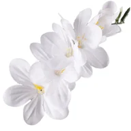 Sztuczne kwiaty - Kwiatostan Frezji Ozdobny Czysta Biel - miniaturka - grafika 1