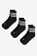 Skarpetki damskie - ADIDAS IC1317 3-PACK Czarny - miniaturka - grafika 1