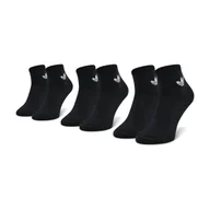 Skarpetki męskie - Zestaw 3 par wysokich skarpet unisex adidas Mid-Cut Crew FM0643 Czarny - miniaturka - grafika 1