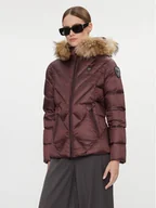 Kurtki damskie - Blauer Kurtka puchowa 23WBLDC03141 Brązowy Regular Fit - miniaturka - grafika 1