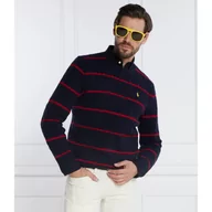 Swetry męskie - POLO RALPH LAUREN Wełniany sweter | Regular Fit | z dodatkiem kaszmiru - miniaturka - grafika 1