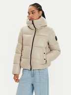 Kurtki damskie - Save The Duck Kurtka zimowa D31989W LUCK19 Beżowy Regular Fit - miniaturka - grafika 1