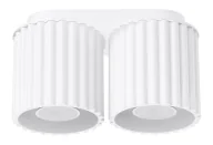 Lampy sufitowe - Nowoczesny biały plafon sufitowy D8-S89 - miniaturka - grafika 1