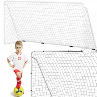Piłka nożna - SOLIDNA BRAMKA PIŁKARSKA DO GRY W PIŁKE NOŻNĄ STAL 300x200x120cm - miniaturka - grafika 1