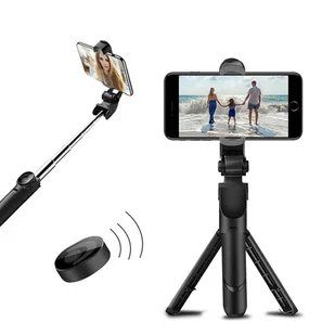 Selfie stick Alogy Mini Tripod uchwyt do telefonu Bluetooth kijek monopod pilot Czarny - Monopody - miniaturka - grafika 5