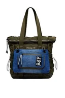 Torebki damskie - Desigual Women's Accessories nylonowy plecak Big, zielony, jeden rozmiar - miniaturka - grafika 1