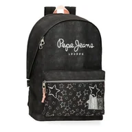 Torby na laptopy - Pepe Jeans Cintia Plecak na laptopa 15,6" Czarny 31x44x15 cm Poliester 20,46 l by Joumma Bags - miniaturka - grafika 1