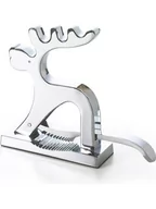 Pozostałe akcesoria kuchenne - Trendy Kitchen by EXCÉLSA Dziadek "Renald" w kolorze srebrnym do orzechów - (S)22,5 x (W)15 cm - miniaturka - grafika 1