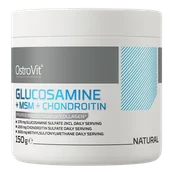 Stawy, mięśnie, kości - OstroVit Glucosamine + MSM + Chondroitin, smak naturalny, 150 g - miniaturka - grafika 1