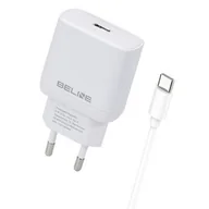 Ładowarki do telefonów - Ładowarka sieciowa BELINE BLNCW30C 30W GaN Biały - miniaturka - grafika 1