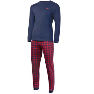 Lee Cooper Piżama Męska Bawełniana Długa Krata Granat 2025 Logo Rozmiar L - Piżamy damskie Lee Cooper Piżama Męska Bawełniana Długa Krata Granat 2025 Logo Rozmiar L - Piżamy damskie - miniaturka - grafika 1