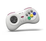 Kontrolery gier na PC - 8BitDo M30 Bluetooth Wireless do PC, Nintendo Switch, Android Bezprzewodowy Biały - miniaturka - grafika 1