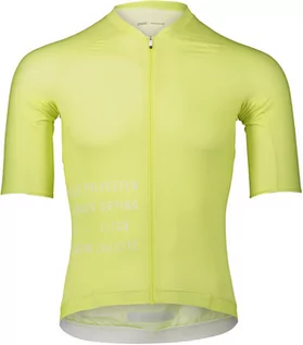Koszulki rowerowe - POC Pristine Print SS Jersey Men, żółty M 2022 Koszulki kolarskie - grafika 1