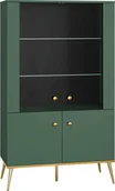 Witryny - ML Meble Witryna niska GRIN zielona ML MEBLE - miniaturka - grafika 1