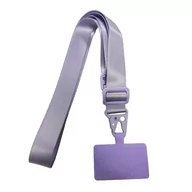 Akcesoria do słuchawek - Smycz D-Pro Crossbody XL Neck Strap pasek na ramię szyję wkładka pod etui do telefonu (Liliowa) - miniaturka - grafika 1