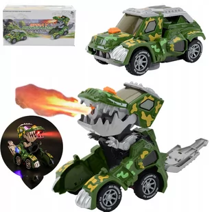 AUTO ROBOT ZABAWK DINOZAUR ZIEJE PARĄ SAMOCHÓD 2W1 - Samochody i pojazdy dla dzieci AUTO ROBOT ZABAWK DINOZAUR ZIEJE PARĄ SAMOCHÓD 2W1 - Samochody i pojazdy dla dzieci - miniaturka - grafika 1