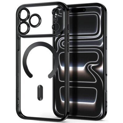 Etui TECH-PROTECT MagFlex MagSafe do Apple iPhone 17 Pro Max/18 Pro Max Przezroczysto-czarny