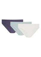 Majtki damskie - Majtki figi Mia-Mia 3-pak Esotiq fioletowy, miętowy, kremowy L - miniaturka - grafika 1