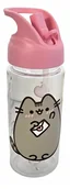 Bidony dla dzieci - Pusheen Bidon tritan 500ml różowy smile every day - miniaturka - grafika 1
