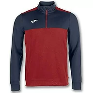 Bluzy damskie - Joma Sweatshirt 1/2 Zip Winner Red-Navy Blue - miniaturka - grafika 1