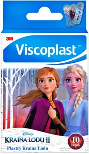 3M POLAND SP Z O.O Viscoplast Plastry Kraina Lodu 10 sztuk - Apteczki i materiały opatrunkowe - miniaturka - grafika 1