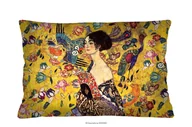 Poduszki - Poduszka Klimt kobieta z wachlarzem ARTIFE - miniaturka - grafika 1
