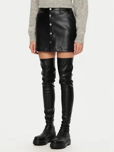 ONLY Spódnica z imitacji skóry Amazing 15331876 Czarny Slim Fit - Spódnice - miniaturka - grafika 1
