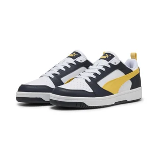 Sneakersy Rebound V6 Low PUMA New Navy Sunny Yellow White Blue - Buty trekkingowe damskie - miniaturka - grafika 1
