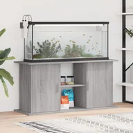 Akwaria i zestawy akwarystyczne - vidaXL Szafka pod akwarium, szary dąb sonoma, 121x41x58 cm - miniaturka - grafika 1