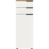 Szafki łazienkowe - Biała wysoka szafka łazienkowa 39x111 cm Menen – Germania - miniaturka - grafika 1