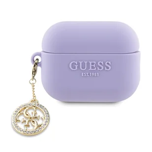 Guess GUAP23DSLGHDU AirPods Pro 2 cover purpurowy/purple 3D Rubber 4G Diamond Charm - Akcesoria do słuchawek - miniaturka - grafika 10