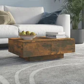 Ławy i stoliki kawowe - Lumarko Stolik kawowy, przydymiony dąb, 90x60x31 cm - miniaturka - grafika 1