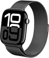 Akcesoria do smartwatchy - Crong Milano Steel - Pasek ze stali nierdzewnej do Apple Watch 38/40/41/42 mm grafitowy - miniaturka - grafika 1