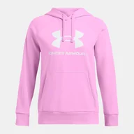 Bluzy sportowe damskie - Bluza damska Under Armour Rival Fleece Big Logo Hoody - miniaturka - grafika 1