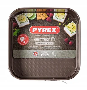 Forma blacha do pieczenia kwadrat Asimetria Pyrex 23x23 cm - Formy do ciast - miniaturka - grafika 1