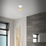 Lampy sufitowe - Briloner Lampa sufitowa Tepel do łazienki IP44 E27 biała - miniaturka - grafika 1