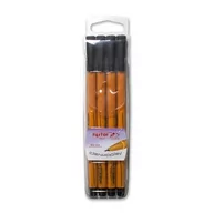 Cienkopisy - Cienkopis Rc-04 Czarny 4Sztuki Etui Rystor - miniaturka - grafika 1